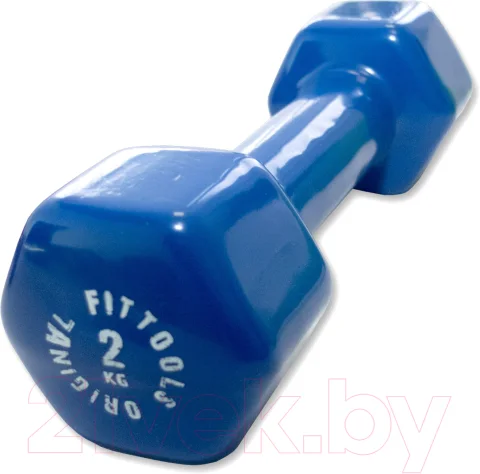 Гантель Original FitTools FT-VWB-2 (синий)
