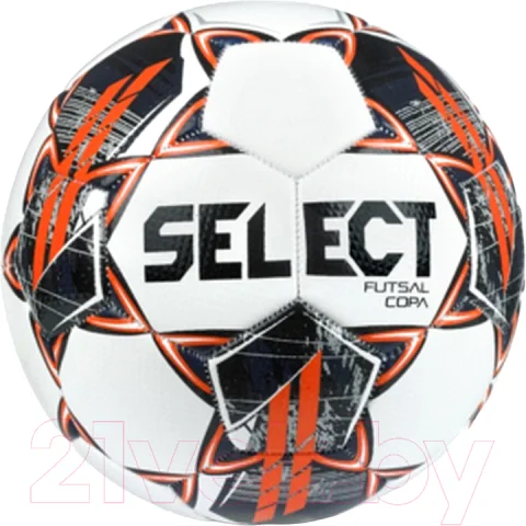 Мяч для футзала Select Futsal Copa v22 FIFA Basic / 1093460006 (белый/оранжевый)