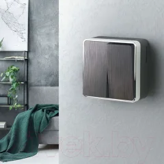 Выключатель Werkel Gallant W5020004 (графит рифленый) — фото 6
