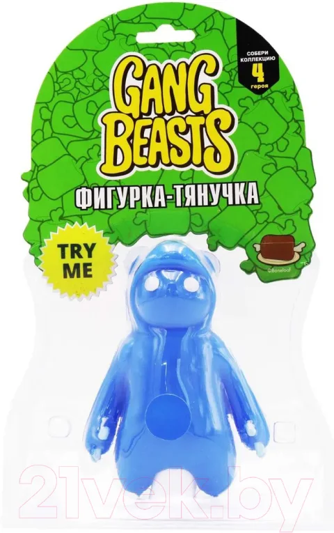 Сквиш Gang Beasts Тянучка / GB6602-C (синий)
