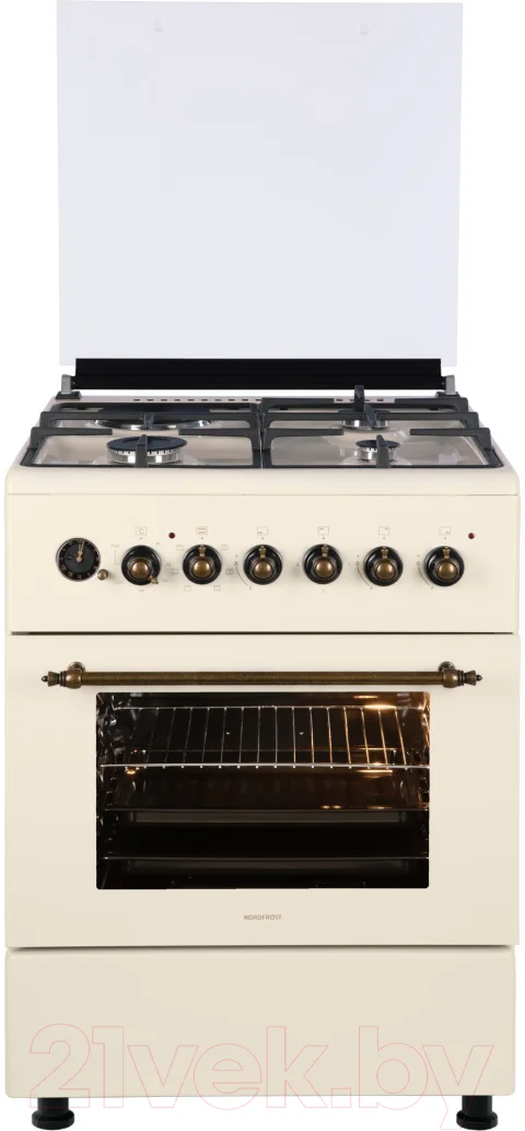 Плита газоэлектрическая Nordfrost GE 6162 YR