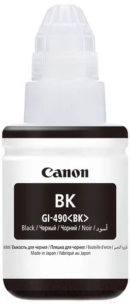 Контейнер с чернилами Canon GI-490BK (0663C001AA)