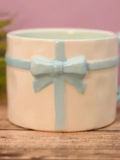 Чашка ILikeGift Gift bow FC240046 (blue) — фото 4