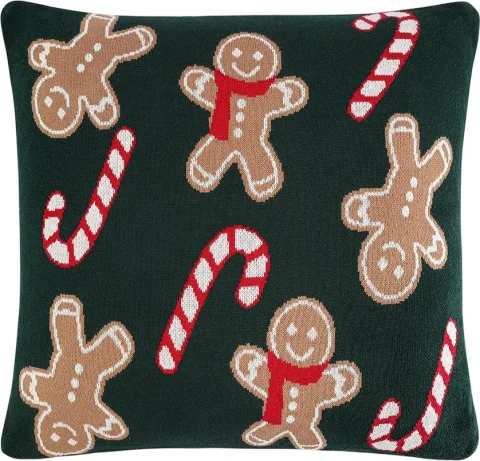 Подушка декоративная Tkano Gingerman New Year Essential / TK25-CU0014