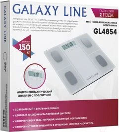 Напольные весы электронные Galaxy GL 4854 (белый) — фото 2