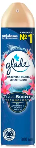 Освежитель воздуха Glade Лазурная волна и магнолия (300мл)