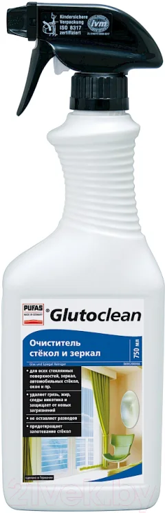 Средство для мытья стекол Pufas Glutoclean (750мл) — фото 1