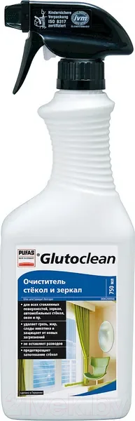 Средство для мытья стекол Pufas Glutoclean (750мл) — фото 5