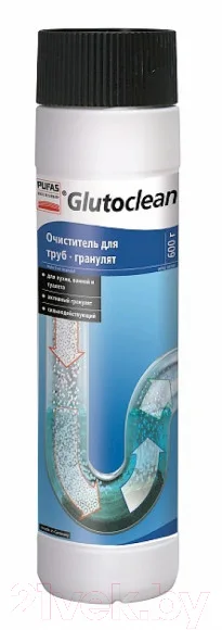 Средство для устранения засоров Pufas Glutoclean Для труб Гранулят (600г)
