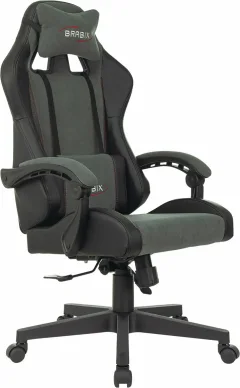 Кресло геймерское Brabix GM-121 / 532961 (черный/серый) — фото 1
