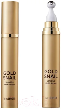 Сыворотка для лица The Saem Gold Snail Sensitive Multi Serum (15мл) — фото 2