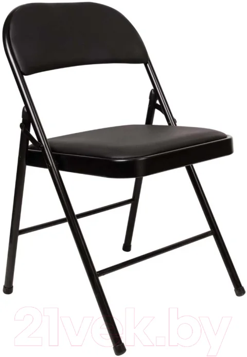 Стул складной Brabix Golf Plus CF-003 Комфорт / 531566 (кожзам черный)