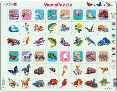 Развивающая игра LARSEN Мемо-пазл Головоломка GP10 — фото 1