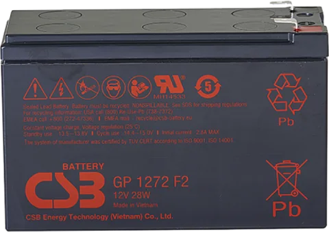 Аккумуляторная батарея CSB GP 1272 F2 12V/7.2Ah