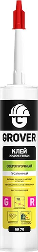 Клей Grover Монтажный GR 70 (300мл, прозрачный)