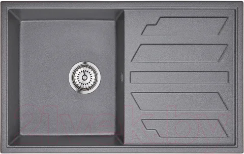 Мойка кухонная GRANULA GR-8002 (графит)
