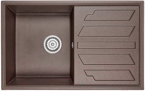 Мойка кухонная GRANULA GR-8002 (эспрессо)