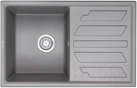 Мойка кухонная GRANULA GR-8002 (алюминиум)