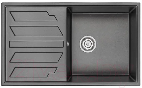 Мойка кухонная GRANULA GR-8601 (черный)