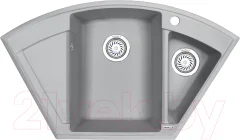 Мойка кухонная GRANULA GR-9001 (алюминиум) — фото 1
