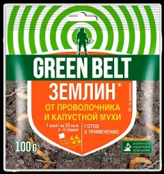 Инсектицид Green Belt Землин от проволочника и капустной мухи (100гр) — фото 5