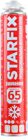 Пена монтажная Starfix Gunfoam Winter 65 SM-07837-1 (850мл)