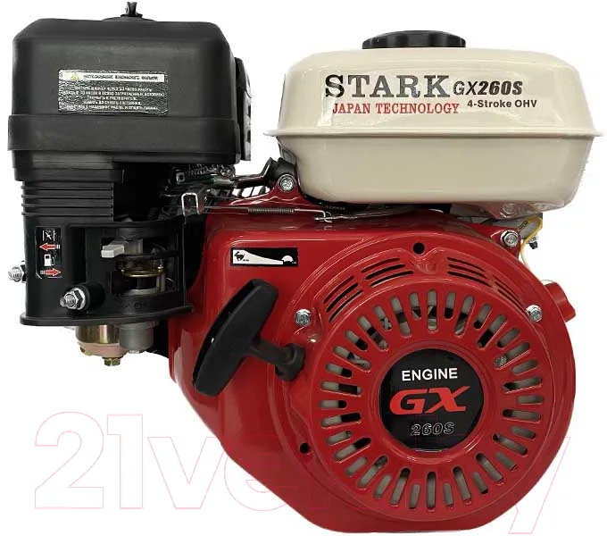 Двигатель бензиновый StaRK GX260S 8.5лс (шлицы 25мм)