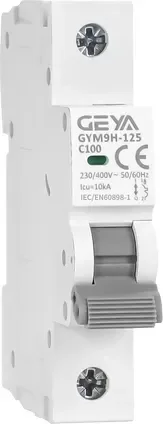 Выключатель автоматический Geya GYM9H-125-1P-80D