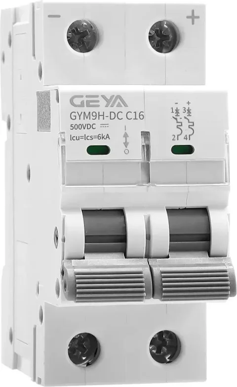 Выключатель автоматический Geya GYM9HDC-2P-63C