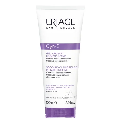 Гель для интимной гигиены Uriage Gyn-8 успокаивающий (100мл)