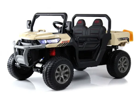 Детский автомобиль RiverToys H005HH (кремовый)
