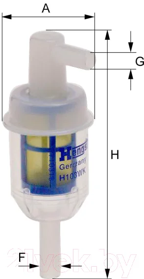 Топливный фильтр Hengst H103WK