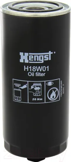 Масляный фильтр Hengst H18W01 — фото 3
