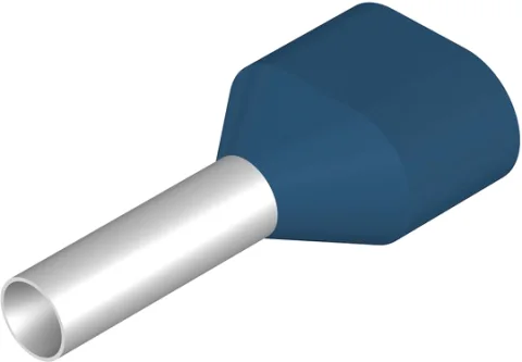 Наконечник-гильза для кабеля Weidmuller H2.5/19D ZH BL / 9037500000