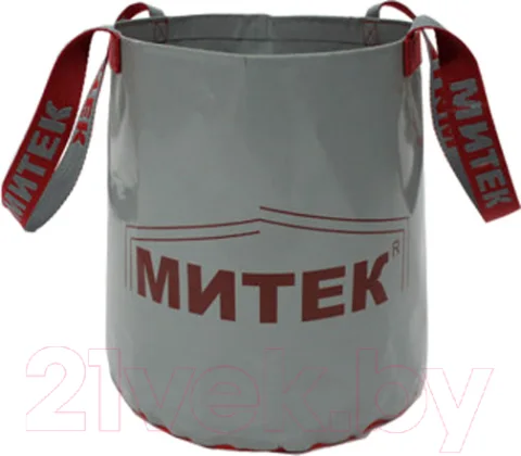 Ведро рыболовное Митек Без крышки H-30см (серый)