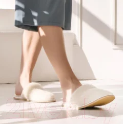Тапочки домашние Smart Textile Домашнее тепло H520 (р-р 36-37, белый) — фото 2