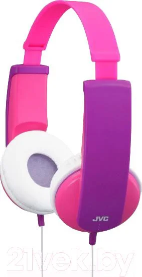 Наушники детские JVC HA-KD5 (розовый/фиолетовый)