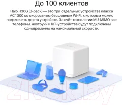 Комплект беспроводных маршрутизаторов Mercusys Halo H30G (2шт) — фото 6