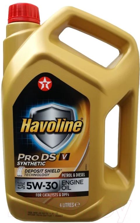 Моторное масло Texaco Havoline ProDS V 5W30 / 804038MHE (4л)