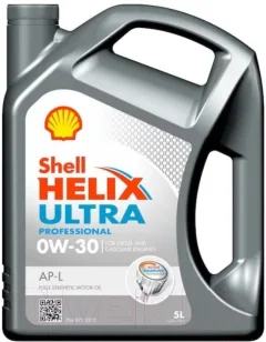 Моторное масло Shell Helix Ultra Professional AP-L 0W30 (5л) — фото 1