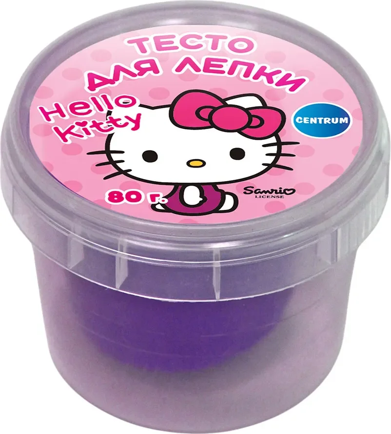 Набор для лепки Centrum Тесто. Hello Kitty / 77948 (фиолетовый)