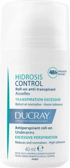 Антиперспирант шариковый Ducray Hidrosis Control (40мл) — фото 5