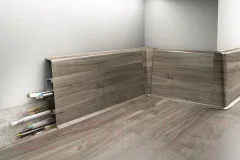 Соединитель для плинтуса Cezar Hi Line Prestige М256 Готический Матовый (2шт, флоупак) — фото 10