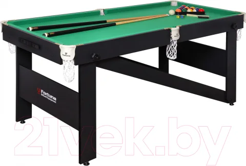 Бильярдный стол FORTUNA Hobby BF-630P Пул 6фт / 08528 (с комплектом аксессуаров)