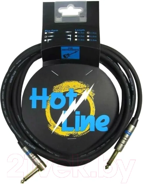 Кабель гитарный Leem HOT-3.0SL (3.05м)