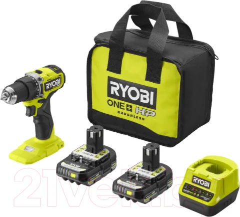 Аккумуляторная дрель-шуруповерт Ryobi HP RDD18C-220S (5133004980)