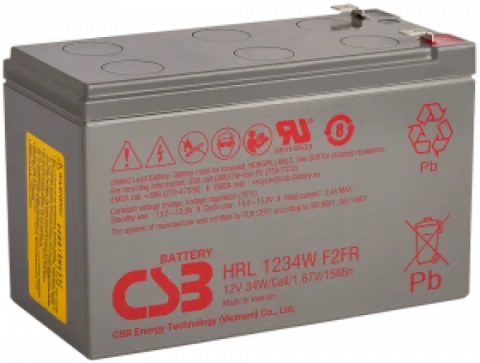 Аккумуляторная батарея CSB HRL 1234W F2 FR (12V/9Ah)