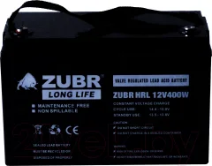Аккумуляторная батарея Zubr HRL 12-400W — фото 1