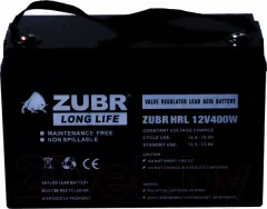 Аккумуляторная батарея Zubr HRL 12-400W — фото 3