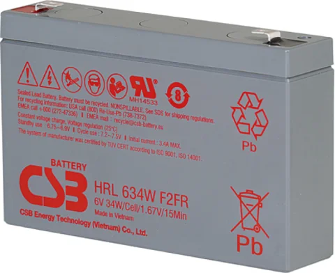 Аккумуляторная батарея CSB HRL 634W F2 FR